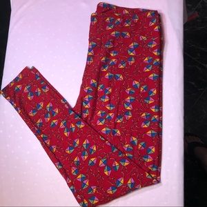 LuLaRoe “Fly a Kite” leggings TC NWT